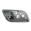 TRQ Dark Gray & Chrome Rear Inside Interior Door Handle