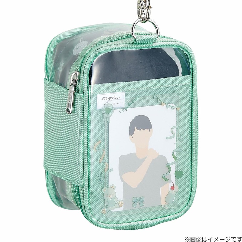 LIHIT LAB Myfa A3306-3 Decoration Box Pouch, Oshi-Katsu (Fan Culture),