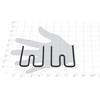 Vinyl Back-Under Shelf Handgun Hanger - (2 Pack)… Back Under