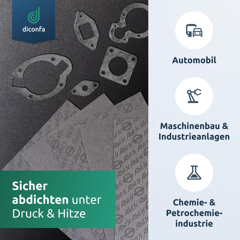 diconfa DIN A4 seal sheet Abil N // thickness 0.25