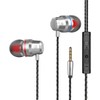 Earphones, In-Ear Headphones Earphones with 3.5mm Hi-Res Extra Bass, Noise