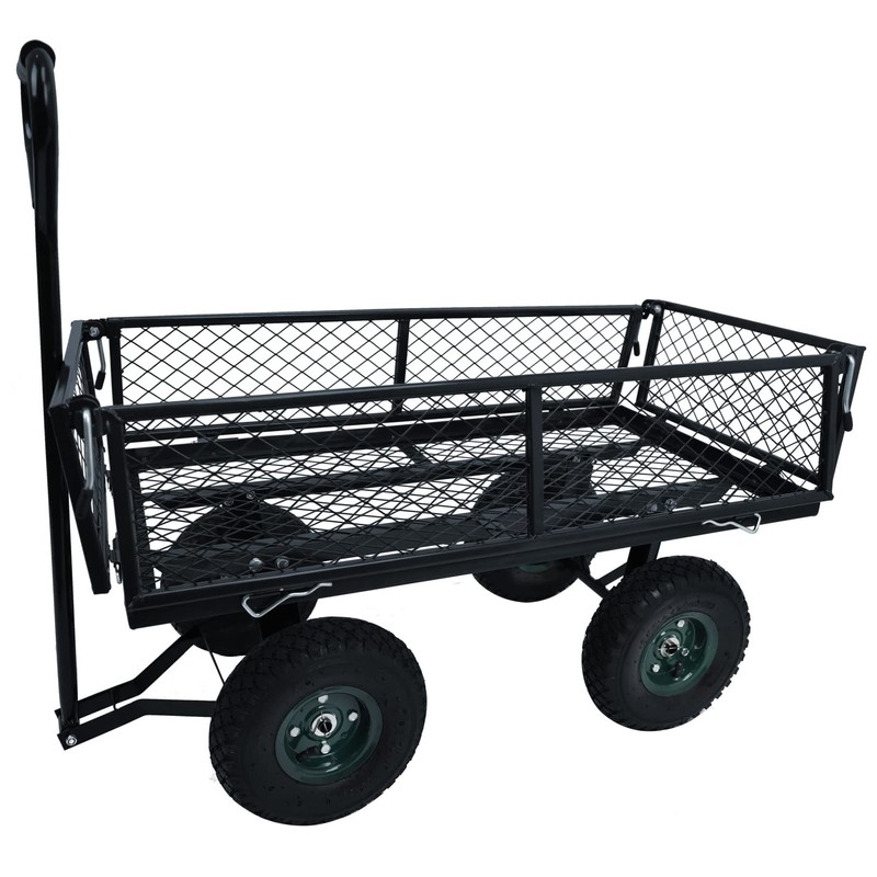 Elevon Heavy Duty Garden Cart, 400 Lb Weight Capacity, Liner