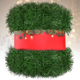 Christmas Garland, 54 Ft Garland for Christmas Decorations, 3 Strands Artificial Pine Garland Soft Greenery Garland for Holiday Wedding Party,Outdoor/Indoor Use