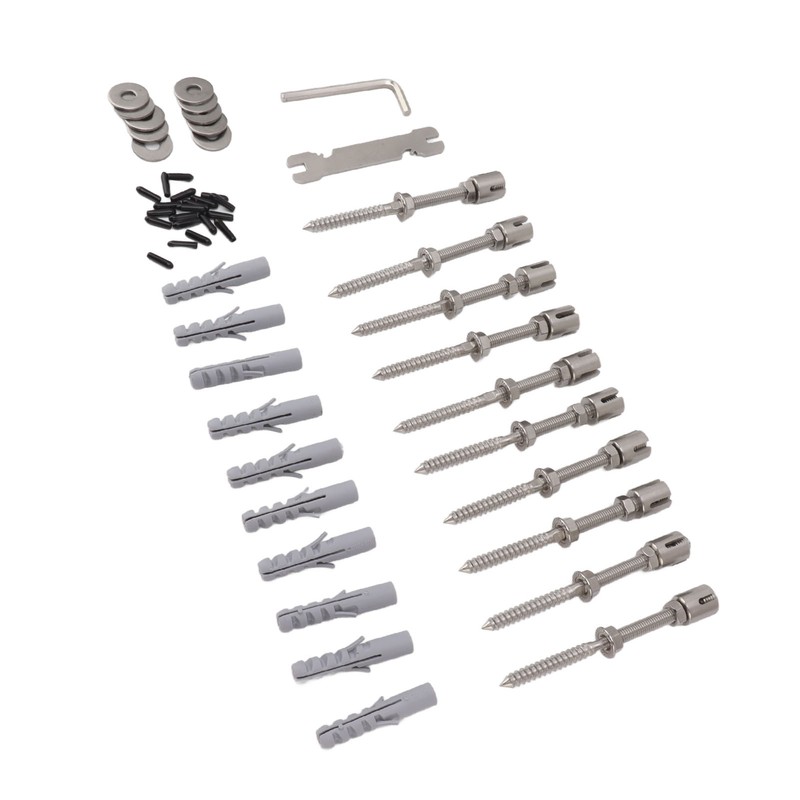 Wire Trellis Stainless Steel Modern Flexible Layout Invisible Strong Load