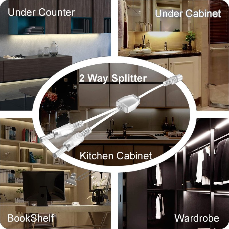 EBD Under Counter Lights Touch LED Under Cabinet Lighting Built-in