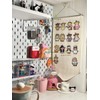 Suyika Brooch and Can Badge Storage Wall Pocket, Large Capacity,