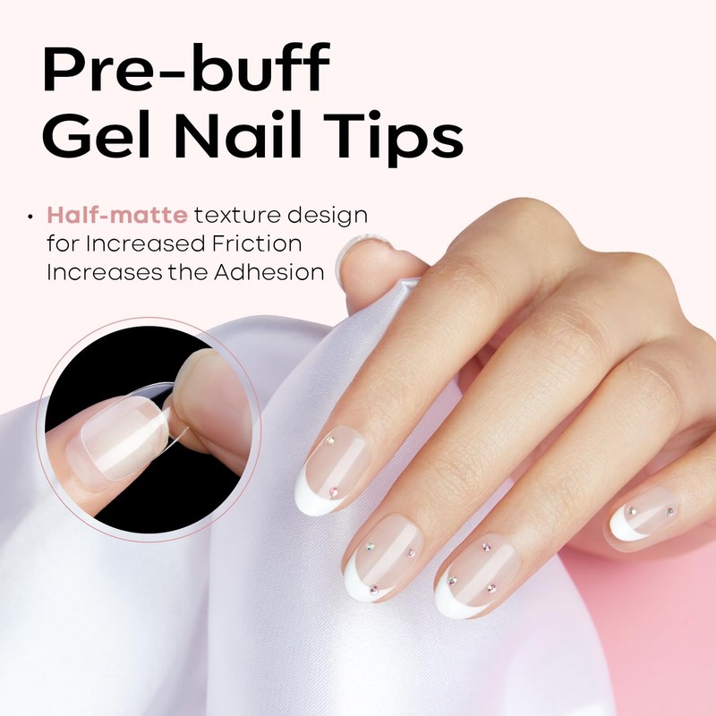 Modelones Nail Tips, 510 Pieces, Full Cover Nail Tips Set,