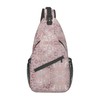 COFEIYISI Leopard Print Sling Bag for Women - Elegant Rose