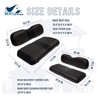SHUNCHENXIANG 4PCS Golf Cart Diamond Seat Covers for EZGO TXT