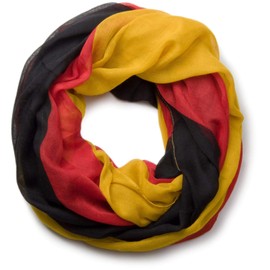 styleBREAKER loop or scarf in Germany flag design 01017013, Variante:Tube scarf snood