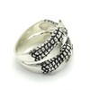 Sterling silver ring solid 925 Claws Raven Dragon Biker Gothic