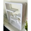 Smiski White Smiski House Display | Mini Figure Shelf Stand