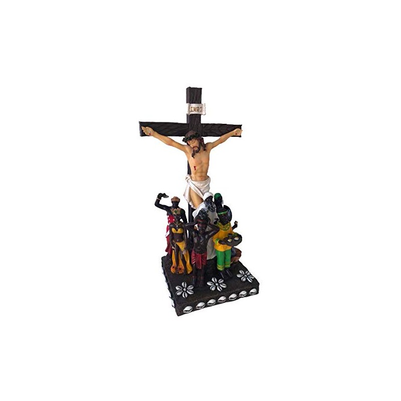 miSantuario 7 Potencias Africanas 12" African Powers Jesus Christ Oshun