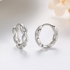 Hoop Earrings Silver 925 Women's Earrings, Small Gold Huggie Hoop
