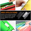 Rustark 100Pcs 2 Inch Hanging File Folder Tabs with Inserts,