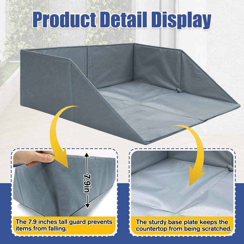 Laundry Guards for Front-Load Washers & Dryers, Secure Guardrails Prevent