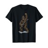 Rock And Roll Bigfoot Sasquatch Playing on guitar Sunglasses T-Shirt