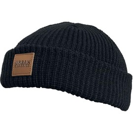Urban Classics Unisex Dogger Beanie, Black (Black 00007)