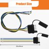 Xspeedonline Pre-Stripped 5 Pin Trailer Wiring Harness 5 Way Flat