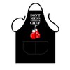 Iconic Aprons Don't Mess with The Chef Apron, Polyester-Cotton, Multi-Colour,