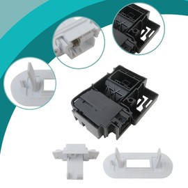 Premium WH01X27954 Washer Lid Lock Switch + WH02X24399 Washer Lid Lock Striker + WH01X24381 Washer Lid Lock Bezel - Fit for Hotpoint HTW240ASK6WS, HTW200ASK3WW, HTW240ASK5WS, HTW200ASK1WW