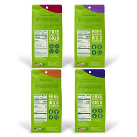 Friendly Grains - Crunchy Rollers - Organic Crispy Puffed Rice Rolls, Healthy for Adults and Kids - Variety Box (4 Packs of 6)