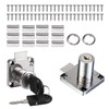 Drawer Lock, Security Cabinet Lock, with Key Different Cupboard Lock,