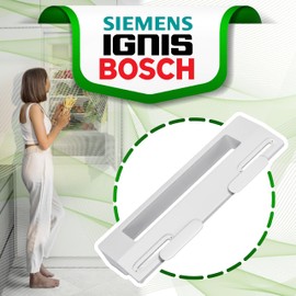 Universal Fridge Door Handles and Freezer Has Holes for Mounting from 105 mm to 160 mm - Set Includes 2 Caps and 2 Screws - Warranty 5 Years - ONIX TECH