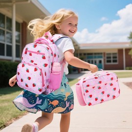 RHCPFOVR Kids Lunch Box for Girls Teens Insulated Lunch Bag Reusable Lunch Tote Kit for School Travel