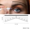 10pcs/bag Disposable Brow Shape Design Stickers Microblading Mapping Brow Tools