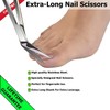 YNR Toe Nail Scissors + Clippers Extra Long Reach Handle