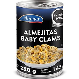 Altamar Almejitas Baby Clams 280 g, Marisco, 280 gramos