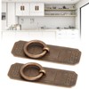2 Sets Chinese Style Handle Single Hole Door Pull Knobs
