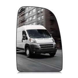 Hurotoms Right Passenger Side Mirrors Glass Compatible with Ram Promaster 1500 2500 3500 2014-2021 Heated Rear View Tow Mirror with Backing Plate Replacement for CH1321376