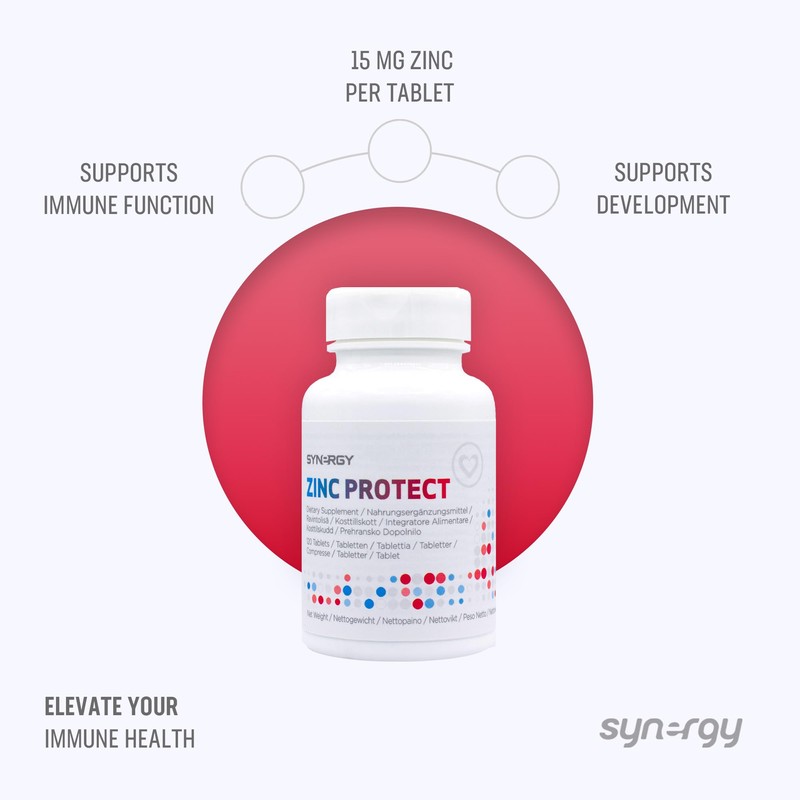 Synergy Worldwide Zinc Protect 120 Tablets | 15 mg Zinc