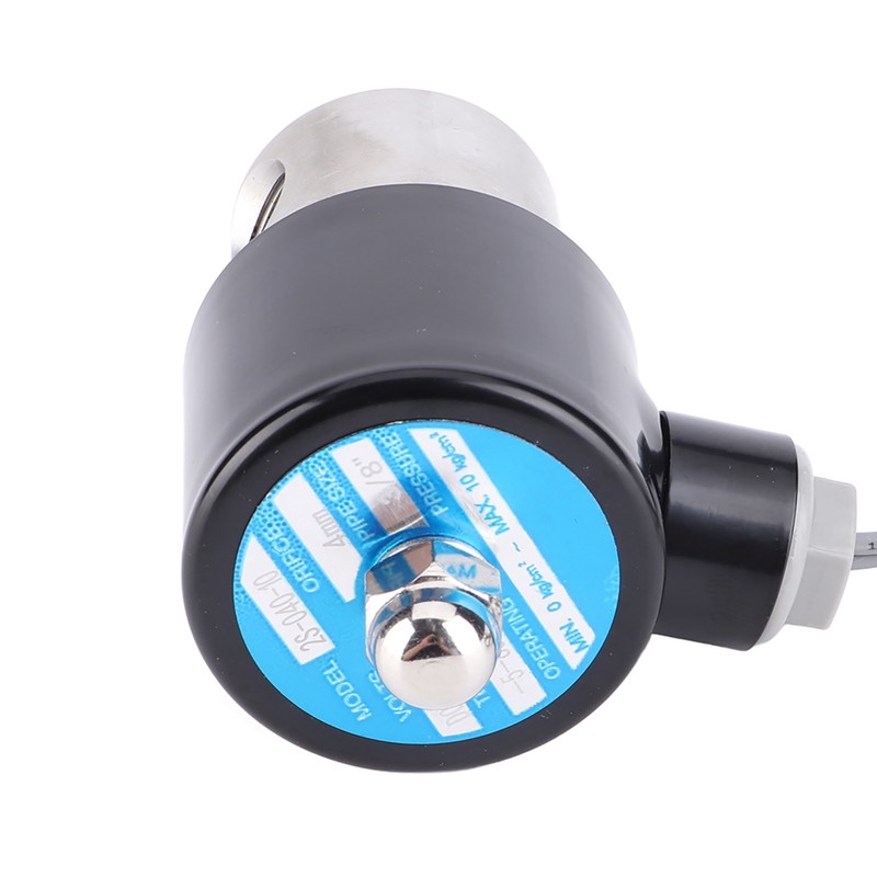 DC 12V G3/8" Stainless Steel 304 Normally Closed Electric Solenoid