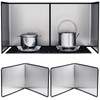 Splatter Guard for Stove 2 Pack 2-Sided Foldable Stainless Steel