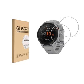 (2 Pack) Screen Protector for Garmin Forerunner 255s /255s Music 41mm Tempered Glass，9H Hardness Anti Scratch，Bubble Free，Case Friendly Easy Installation