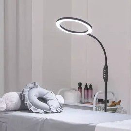 LED 스탠드 조명 링라이트 반영구조명 [NationalAAAEyeProtection24W화이트+터치디밍및색상혼] LED Stand Light Ring Light Semi-Permanent Lighting [NationalAAAEyeProtection24W White + Touch Dimming and Color Mixing]