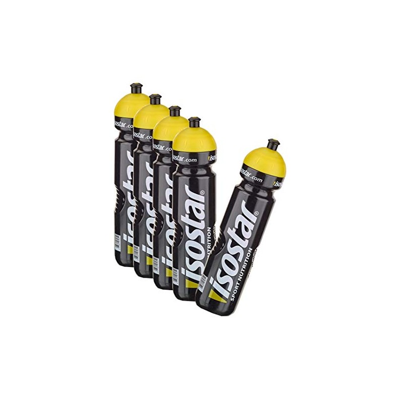 Isostar Sport Trinkflasche – 5×1000 ml – BPA‑freie Kunststoff‑Flasche mit
