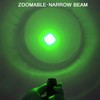 XYSRZ 4 Pack One Mode Green Light Flashlight with Clip