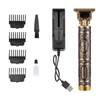 Electronic Hair Clipper Professional Titanium Rechargeable Hair Cutting Trimmer for