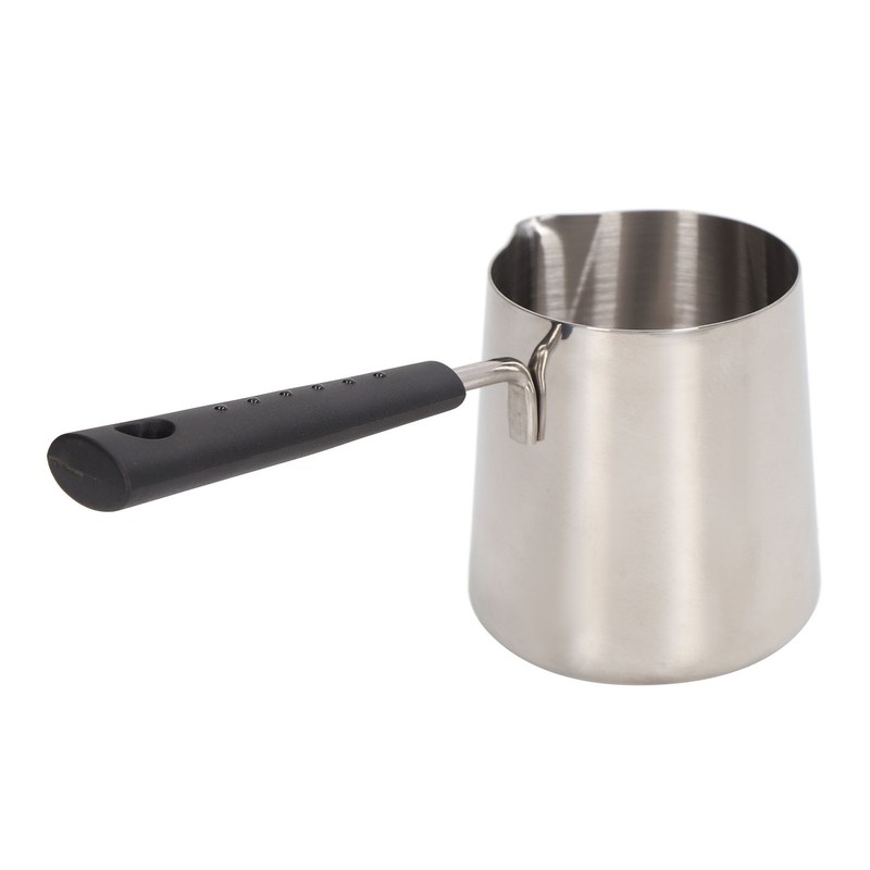 Coffee Milk Frothing Pitcher Cup 304 Stainless Steel Long Handle