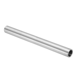 PATIKIL 304 Stainless Steel Pipe Fitting 1/2" NPT x 1/2" NPT Female Thread, 10inch/250mm Length Nipple Cast Pipe Coupling Fitting Connector