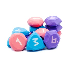 BGExpansions Jetons de Pierres Magiques/Monnaies Pour The Vale of Eternity - 42 Pieces Accessories Pour Jeux de Société et améliorations 3D