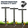 Bulb Planter Tool, 33.5 inch Long Handle Garden Sod Plugger