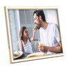 MIMOSA MOMENTS Enamel Metal Weddding Picture Frame with Stand, Display