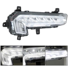 munirater 2-Pack Bumper Front Fog Lights Daytime Running Lights Left and Right Side Replacement for 2016-2018 Malibu