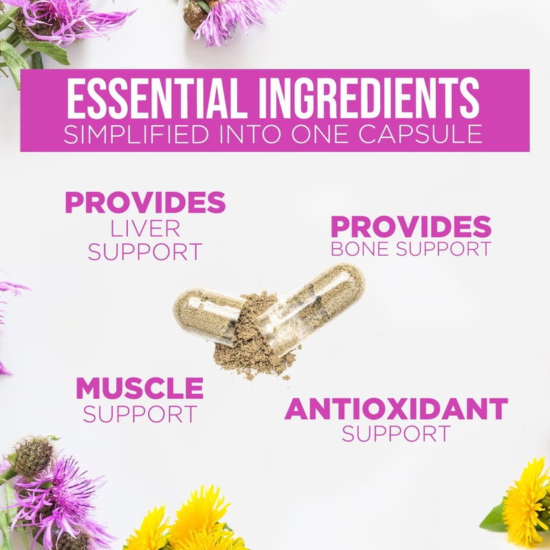 Milk Thistle Supplement - Liver Cleanse Detox & Repair Formula