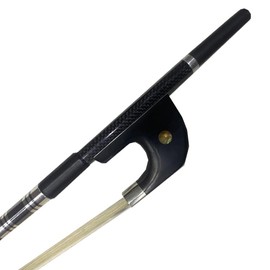 yinfeel Carbon Fiber Upright Bass Bow 4/4 Size German Double Bass Bow white horse hair